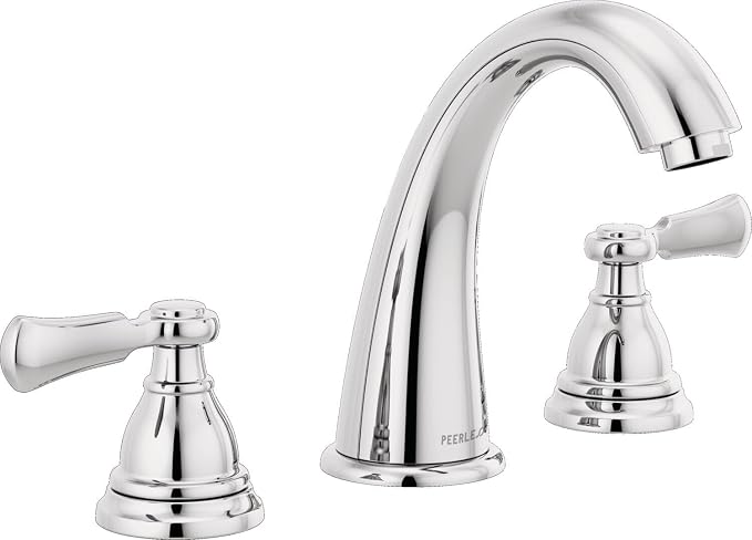 PEERLESS FAUCET Peerless Faucet P3565LF Elmhurst Two-Handle Widespread Bath Faucet 6-16 inch