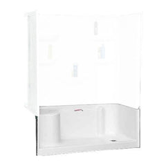 OASIS Oasis SH4P-6032LS WHT ABF BOTTOM four-piece shower stall 60 x 32 in