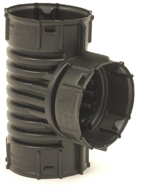 OLD CASTLE Old Castle C-804 4in Tee Straight Hub X Hub X Hub Corrugated