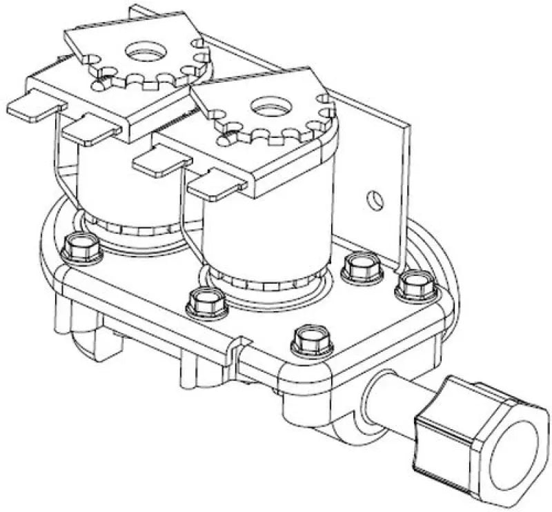 WILLOUGHBY Willoughby 600951N98 solenoid valve assembly 24V 2 temp