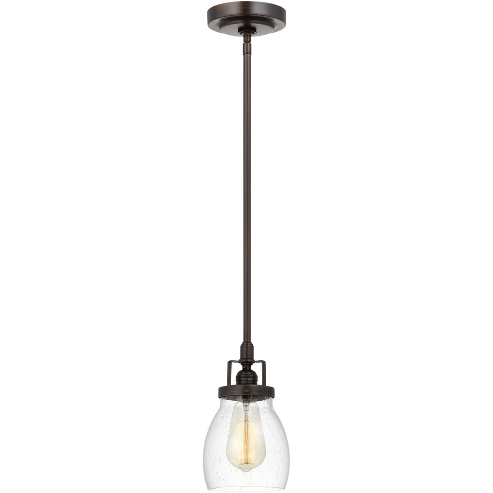 SEAGULL LIGHTING Seagull Lighting 6114501-710 Belton 1 light pendant ceiling light 60W 5.38 inch
