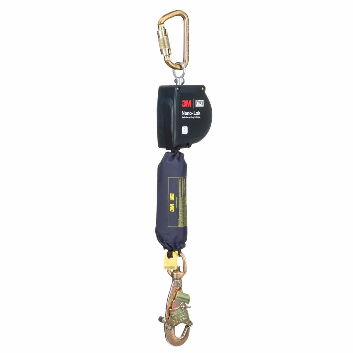 3M 3M 7012818568 DBI-SALA Nano-Lok 11 ft Polyester Web Self-Retracting Lifeline 3100596