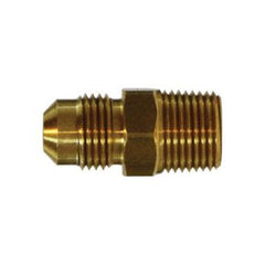 MIDLAND METAL Midland Metal 10253 SAE 45 degree flare fitting adapter 1/8 inch male SAE 45 degree flare x 1/8 inch male NPTF