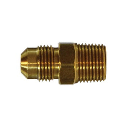 MIDLAND METAL Midland Metal 10262L Tube Adapter 3/8 x 1/8 45deg Flare- Tube To Mpt