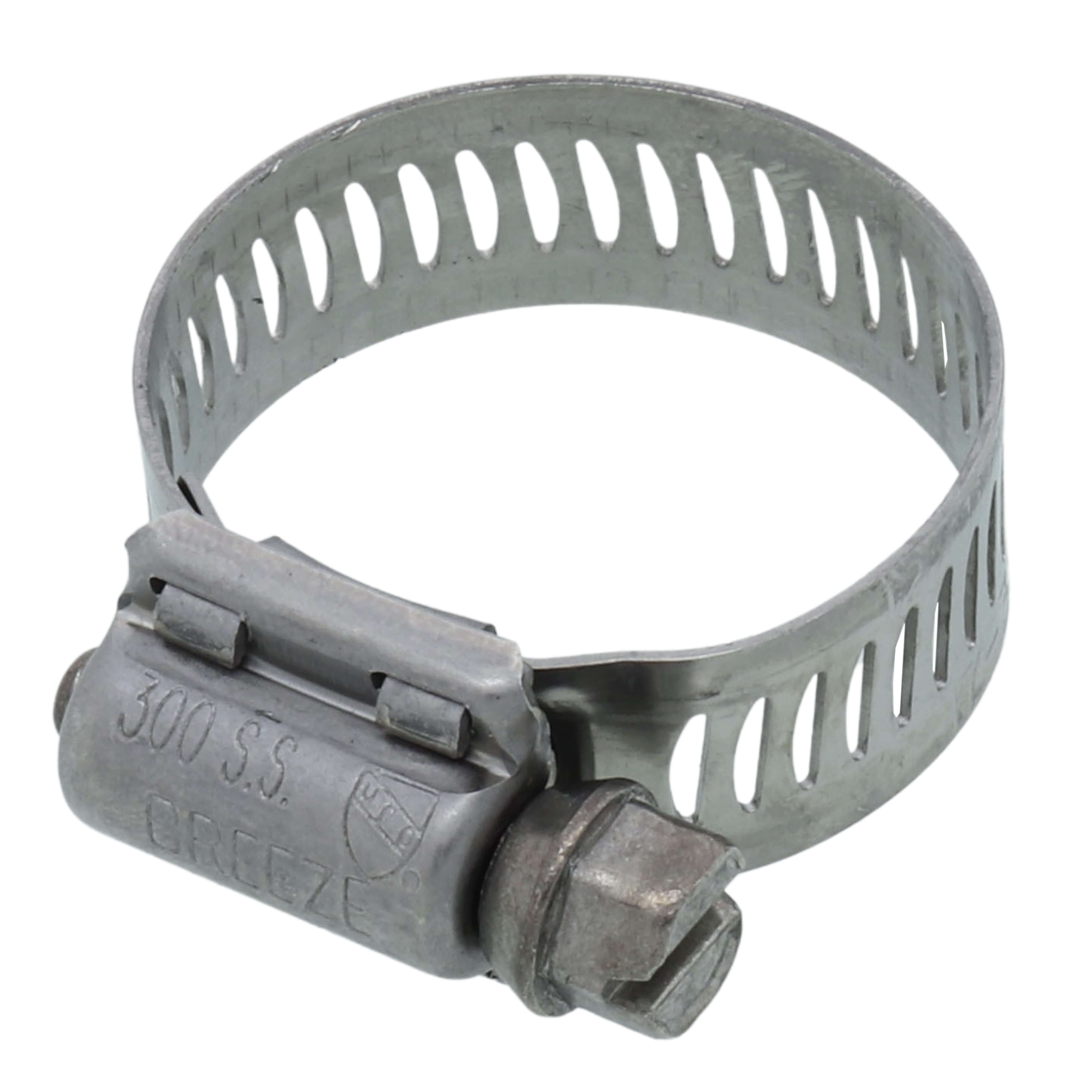 BOSHART Boshart SSC8712 11/16 inches - 1-1/4 inches #12 Stainless Steel Worm Gear Hose Clamp with Stainless Steel Screw