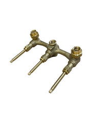 WAL-RICH Wal-Rich 4703302 8 three-handle tub/shower faucet with tub spout, shower head, and shower arm