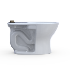 TOTO Toto CT725CU#01 tornado flush commercial flushometer elongated floor-mounted toilet bowl 1.0/1.28/1.6 GPF top spud