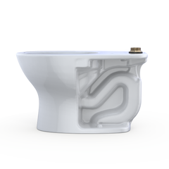 TOTO Toto CT725CU#01 tornado flush commercial flushometer elongated floor-mounted toilet bowl 1.0/1.28/1.6 GPF top spud