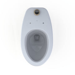 TOTO Toto CT725CU#01 tornado flush commercial flushometer elongated floor-mounted toilet bowl 1.0/1.28/1.6 GPF top spud