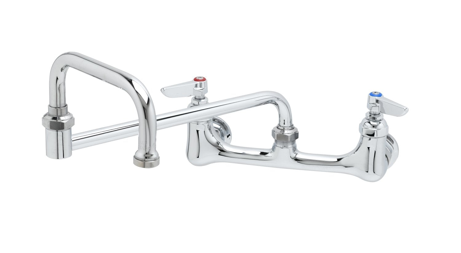 T&S BRASS T&S Brass B-0265 faucet 8 inches wall 18 inches dbl