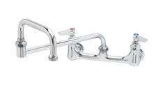 T&S BRASS T&S Brass B-0265 faucet 8 inches wall 18 inches dbl
