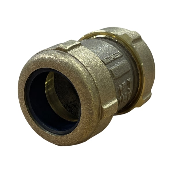 WAL-RICH Wal-Rich 4531006 Short Brass Compression Coupling 1 Inch