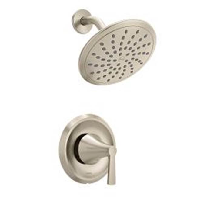 MOEN Moen T2342EPBN Posi-Temp Shower Only Trim 1.7 GPM 8-inch Rainshower 1 Lever ADA