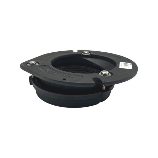 WAL-RICH Wal-Rich 1353015 Cast Iron Quick-Set Flange 4 Inch 1 Inch Offset