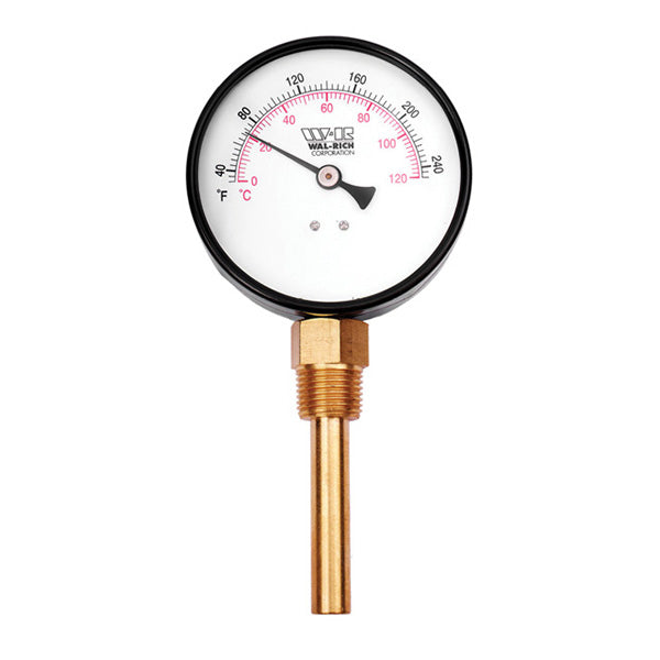 WAL-RICH Wal-Rich 1722013 hot water thermometer 3-1/2 inch