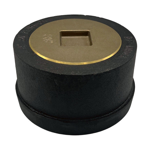 WAL-RICH Wal-Rich 2423304 4 inches Push-On Cleanout Less Gasket (Service Weight) with Countersunk Plug