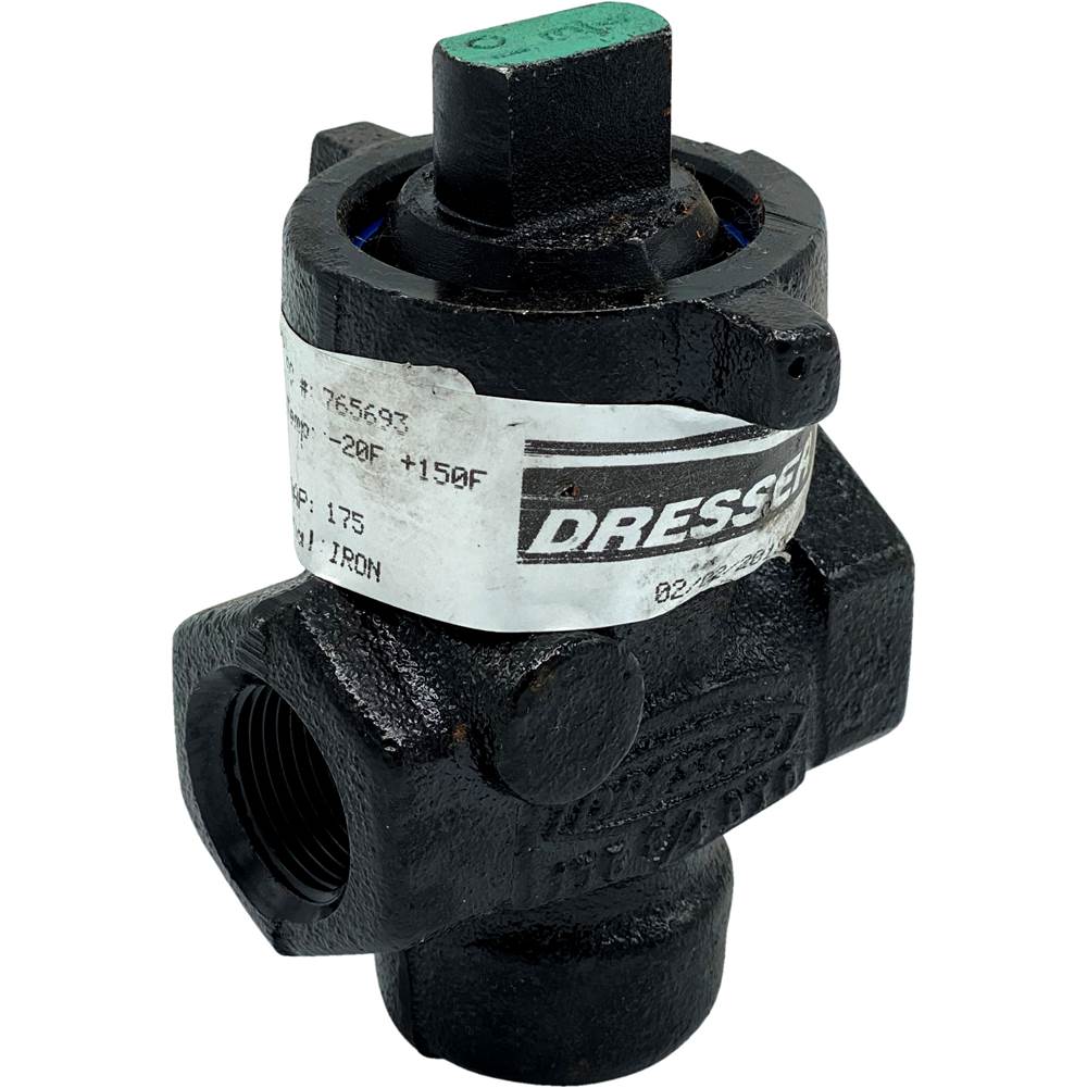WAL-RICH Wal-Rich 2817114 Style #175 Dresser Lubricated GTO Plug Valve 1 Inch 175 PSI Max