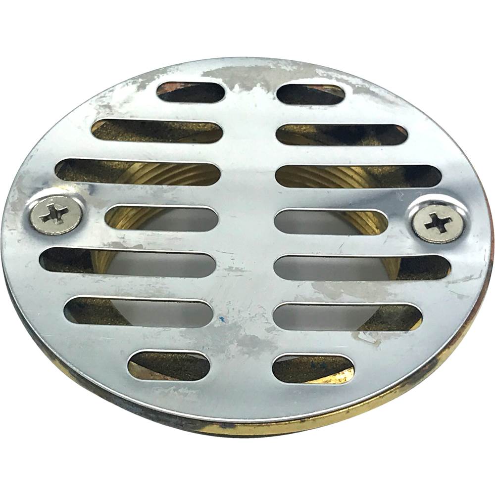 WAL-RICH Wal-Rich 0522008 2 inch Brass Shower Stall Strainer