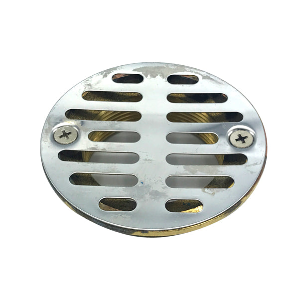 WAL-RICH Wal-Rich 0522008 2 inch Brass Shower Stall Strainer