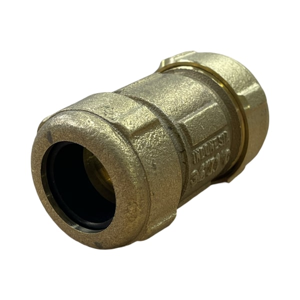 WAL-RICH Wal-Rich 4531004 3/4 inches Short Brass Compression Coupling (Lead-Free)