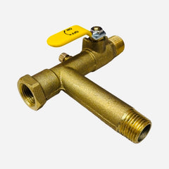 WAL-RICH Wal-Rich 0408302 Single Shutoff Expansion Tank Valve 1/2 inches Male X 1/2 inches Female