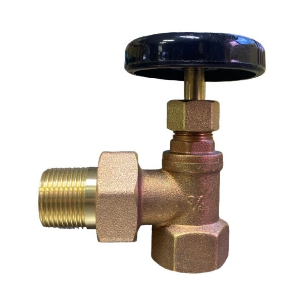 WAL-RICH Wal-Rich 0409504 3/4 inch hot water angle valve