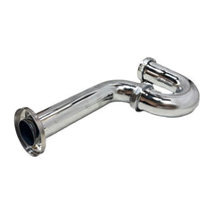 WAL-RICH Wal-Rich 1205012 1-1/2 inch Chrome Plated Tubular Brass P-Trap, Less Cleanout 22 Gauge