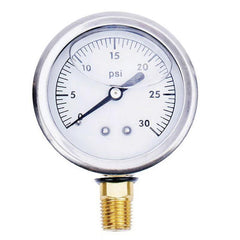 WAL-RICH Wal-Rich 1712606 2 1/2″ 200 PSI Liquid Filled Gauge