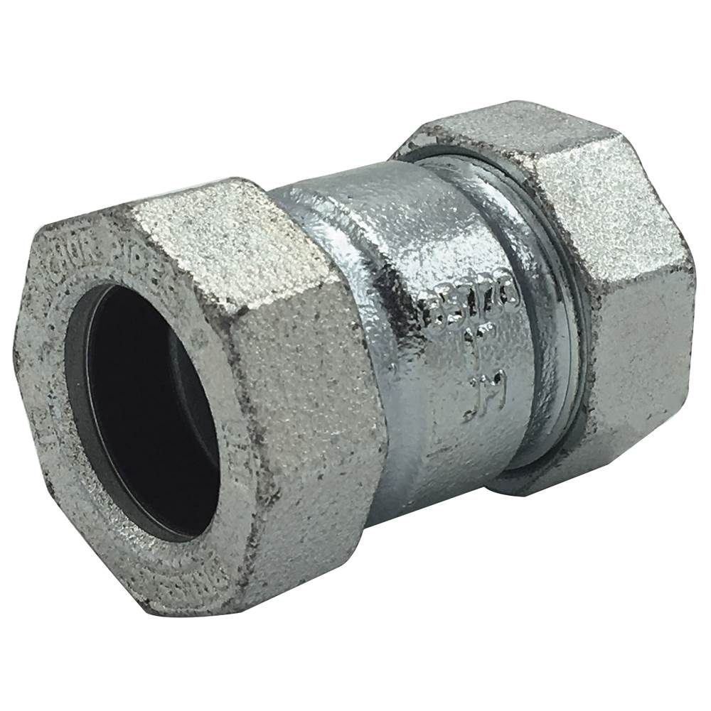 WAL-RICH Wal-Rich 2804202 1/2 inches IPS Style 65 Water Service Compression Dresser Coupling for Steel Pipe Short