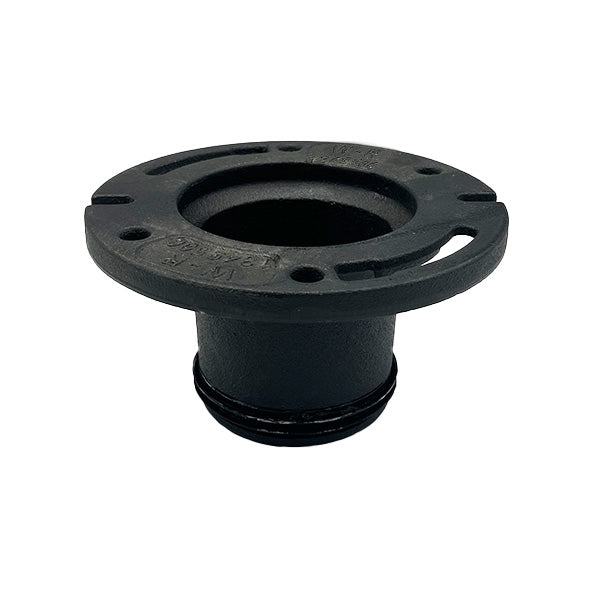 WAL-RICH Wal-Rich 1349506 4 inches x 4 inches Push-In Cast Iron Closet Flange
