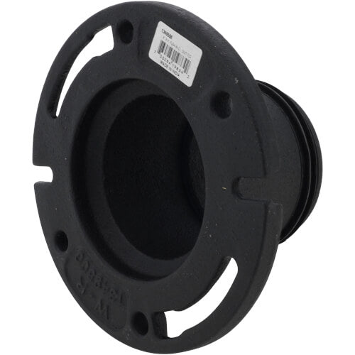 WAL-RICH Wal-Rich 1349506 4 inches x 4 inches Push-In Cast Iron Closet Flange