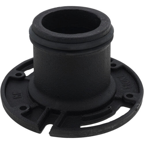 WAL-RICH Wal-Rich 1349506 4 inches x 4 inches Push-In Cast Iron Closet Flange