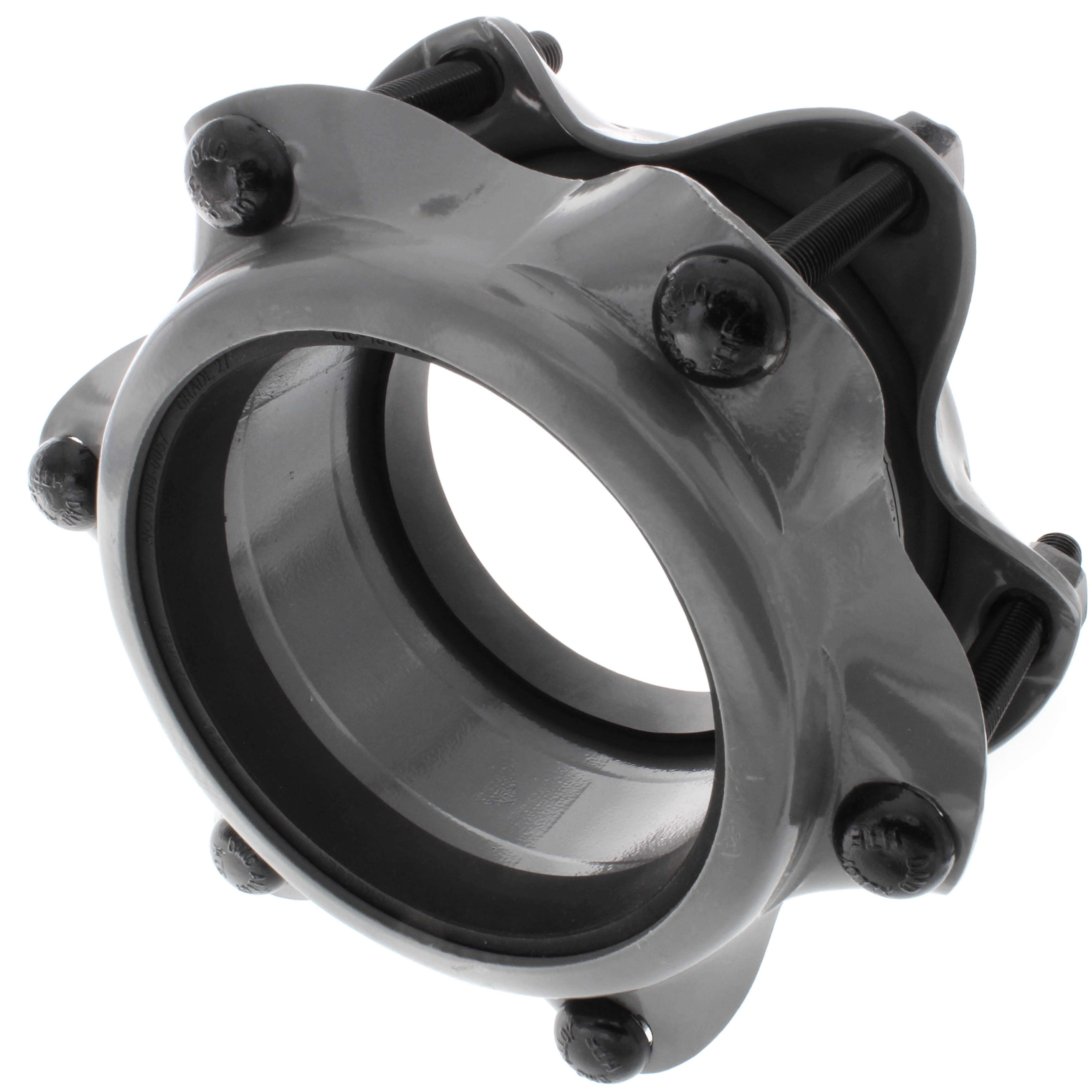 WAL-RICH Wal-Rich 2801324 6 inches IPS Style 38 Water Service Dresser Coupling for Steel Pipe (Plain)
