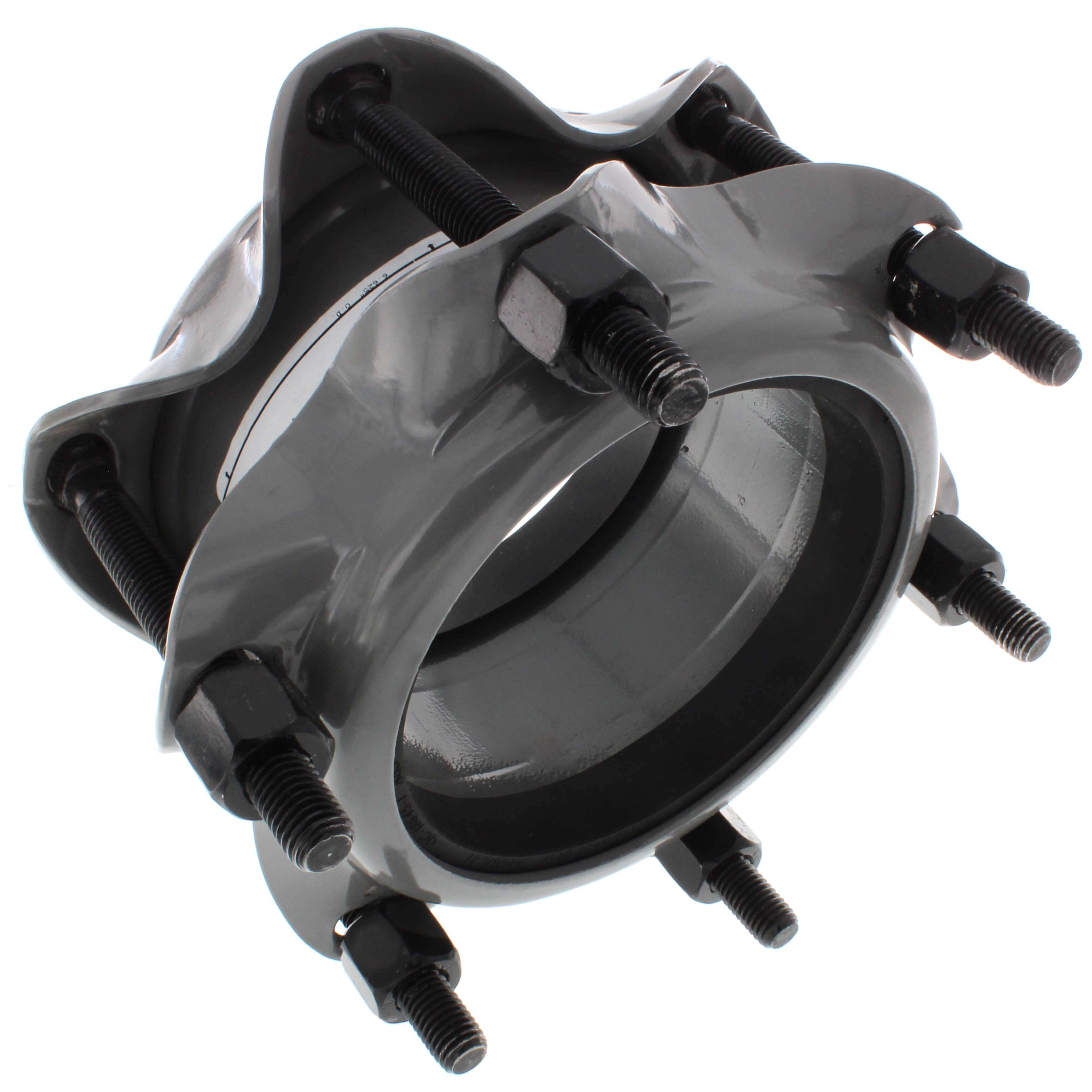 WAL-RICH Wal-Rich 2801324 6 inches IPS Style 38 Water Service Dresser Coupling for Steel Pipe (Plain)
