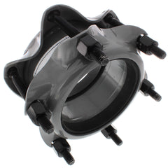 WAL-RICH Wal-Rich 2801324 6 inches IPS Style 38 Water Service Dresser Coupling for Steel Pipe (Plain)