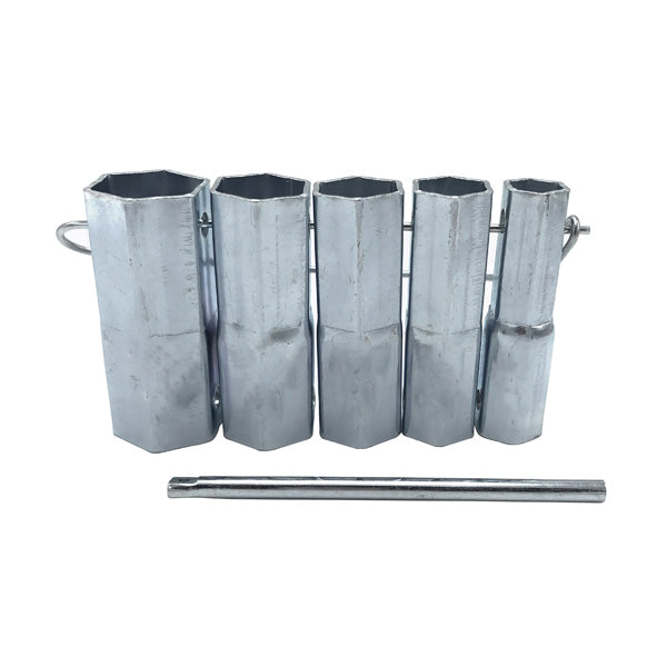 WAL-RICH Wal-Rich 1818106 Shower Body Socket Wrench Set 7-Piece