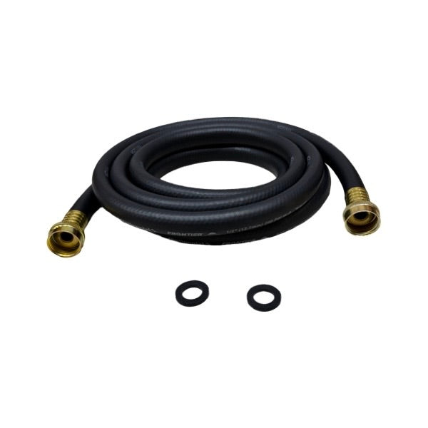 WAL-RICH Wal-Rich 0802512 heavy duty rubber washing machine inlet hose 12 foot 1/2 inch ID 3/4 inch female hose