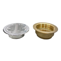 WAL-RICH Wal-Rich 0521002 Chrome-Plated Brass Urinal Strainer IPS 2 IPS