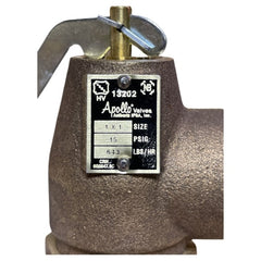 WAL-RICH Wal-Rich 1727002 1 inches side outlet pop safety valve 15 PSI Conbraco 13-202-B15