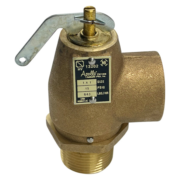 WAL-RICH Wal-Rich 1727002 1 inches side outlet pop safety valve 15 PSI Conbraco 13-202-B15
