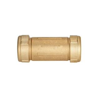 WAL-RICH Wal-Rich 4532012 2 inch long brass compression coupling