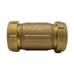 WAL-RICH Wal-Rich 4532010 1 1/2 inch Long Brass Compression Coupling
