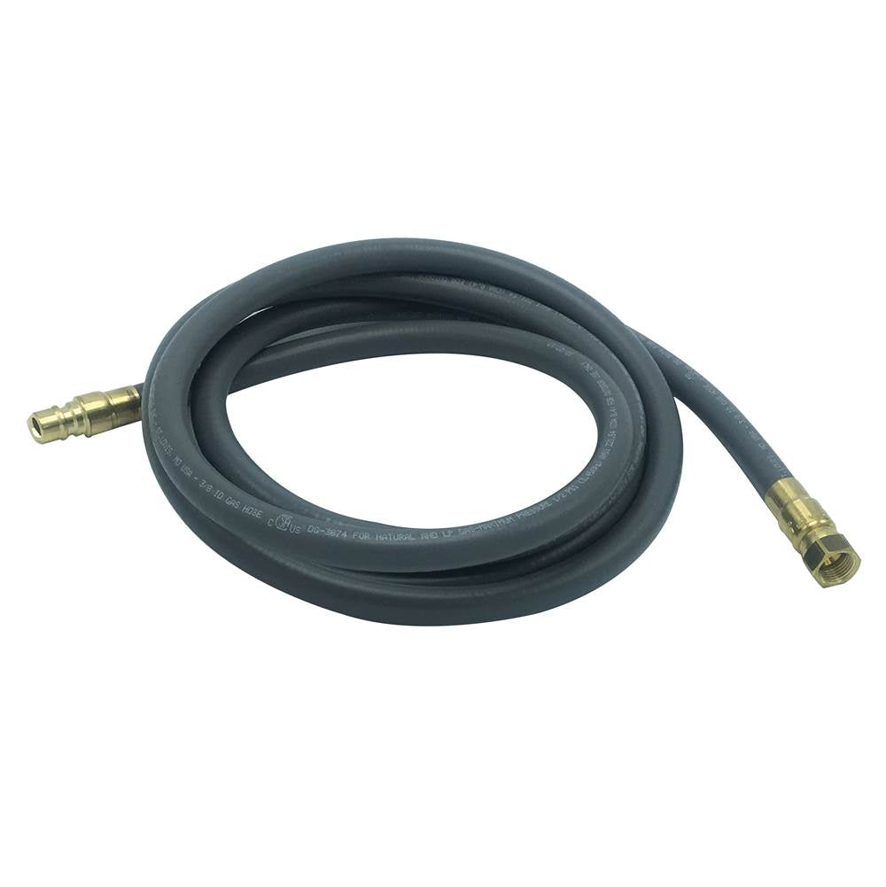 WAL-RICH Wal-Rich 2862002 3/8 inches x 3/8 inches x 10 foot quick connect gas hose