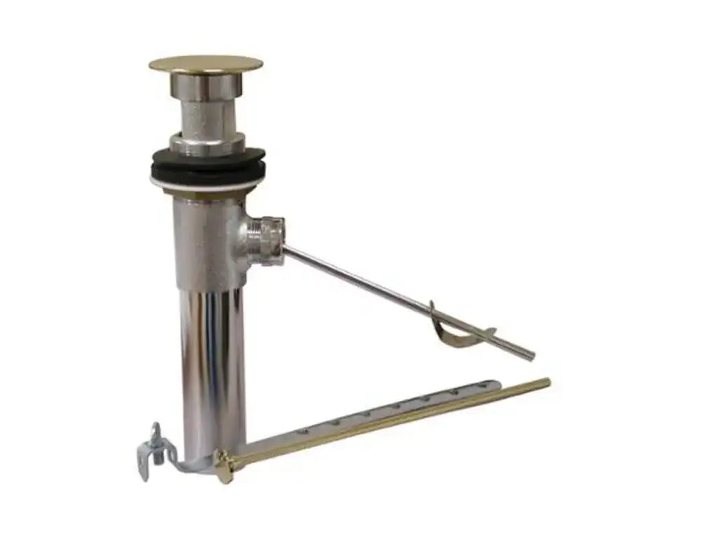 WAL-RICH Wal-Rich 1405003 Polished Brass Pop Up Waste 1-1/4 Inch