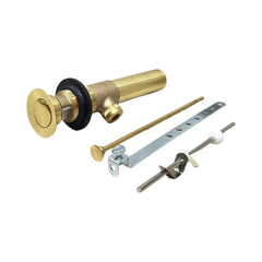 WAL-RICH Wal-Rich 1405003 Polished Brass Pop Up Waste 1-1/4 Inch