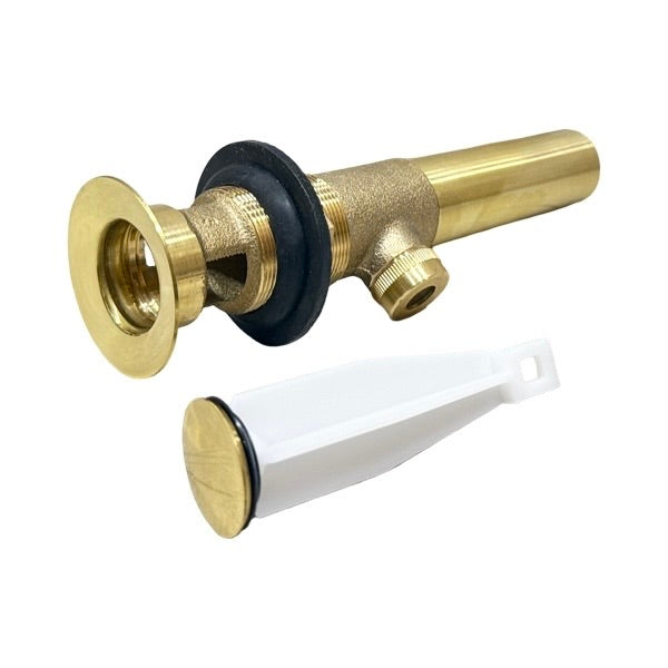 WAL-RICH Wal-Rich 1405003 Polished Brass Pop Up Waste 1-1/4 Inch