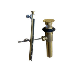 WAL-RICH Wal-Rich 1405003 Polished Brass Pop Up Waste 1-1/4 Inch