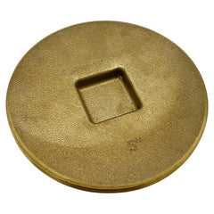 WAL-RICH Wal-Rich 2424312 5 inch countersunk brass cleanout plug southern code 12 pack