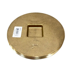 WAL-RICH Wal-Rich 2424312 5 inch countersunk brass cleanout plug southern code 12 pack