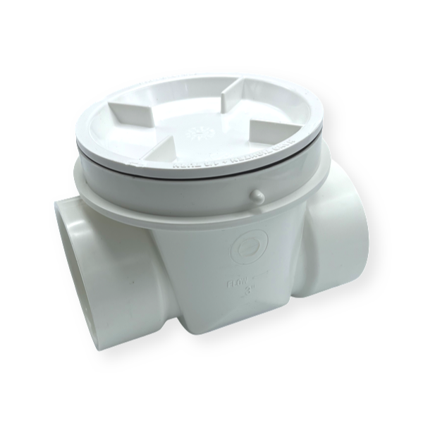 WAL-RICH Wal-Rich 0417404 Pvc Backwater Valve 3 Inch x 3 Inch